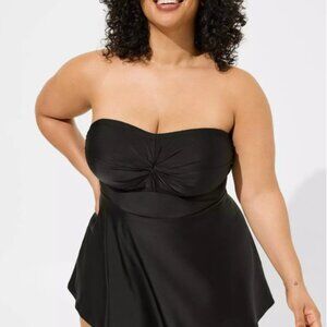 Torrid Black Swim Dress Size 3